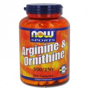 Arginina & Ornitina 100 cps Now Food