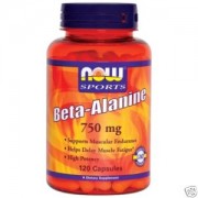 Beta-Alanine 750 mg 120 cps Now Food