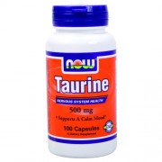 Taurine 500 mg. 100 cps Now Foods